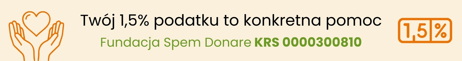 Twój 1,5% podatku to konkretna pomoc