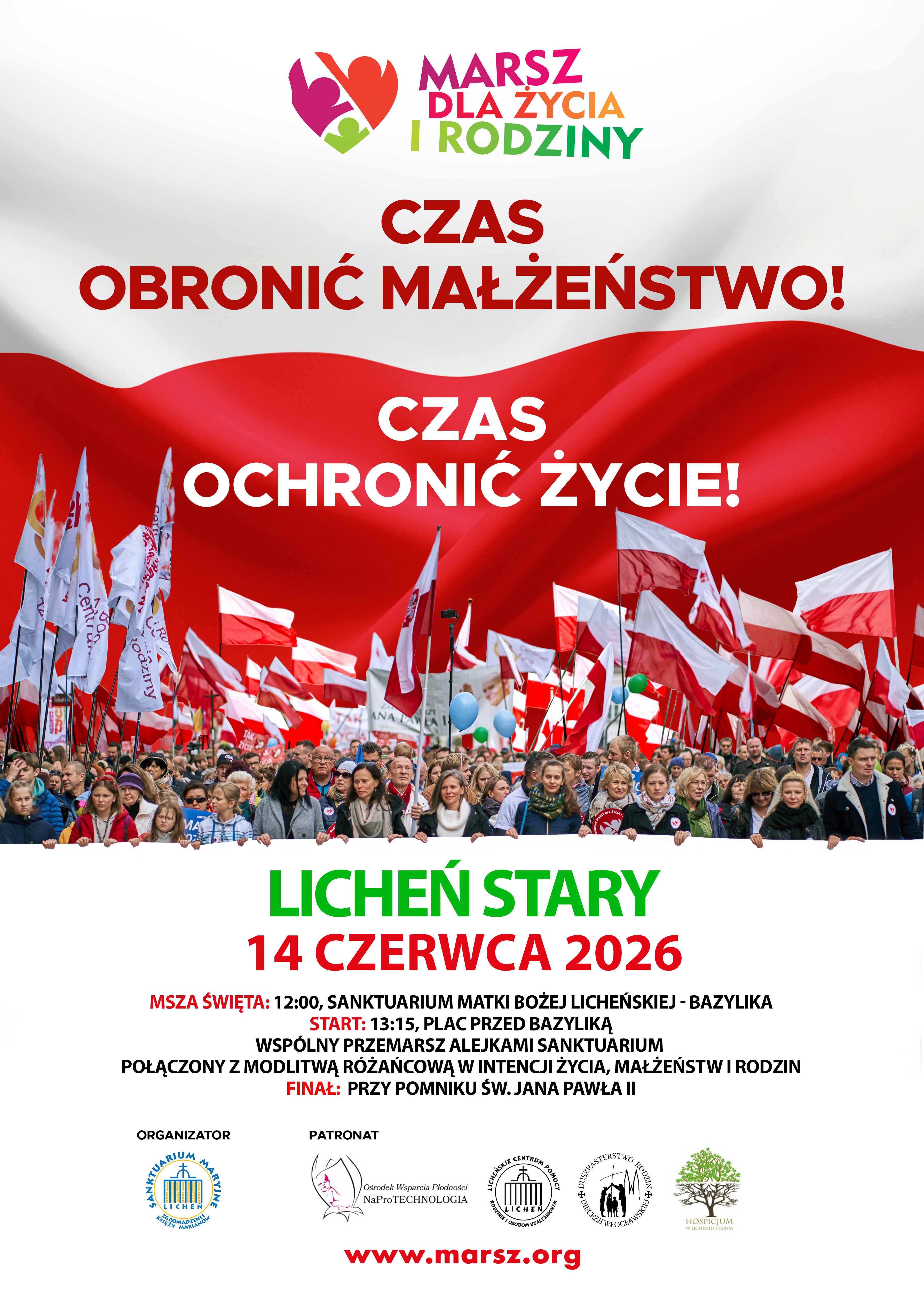Zapraszamy na Marsz dla Życia i Rodziny